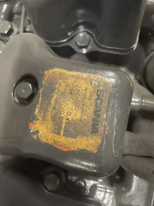 Damaged Doosan Scania Reman Engine DSC9, MX151701C